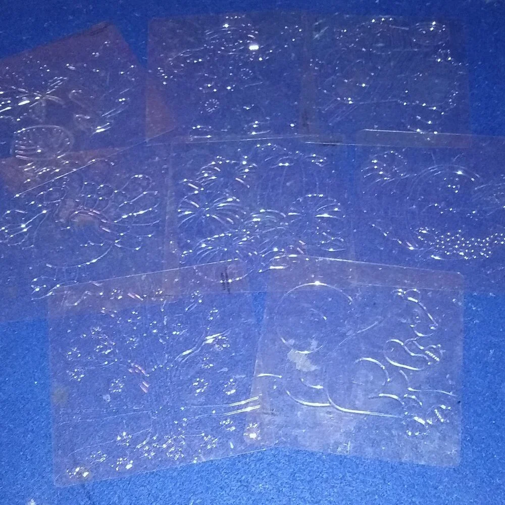 Rubbing Trace Plates Coloring  7